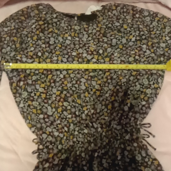 H&M Floral Side Bow Fully-lined Girls Dress - Picture 6 of 9